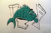 FISH READING THE NEWS