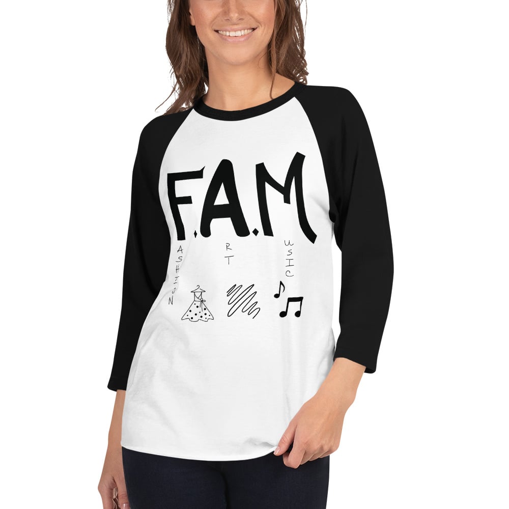 F.A.M. 3/4 sleeve raglan shirt