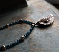 Image 2 of Indigo Thai Leaf Necklace