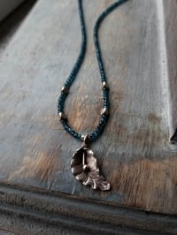 Image 3 of Indigo Thai Leaf Necklace