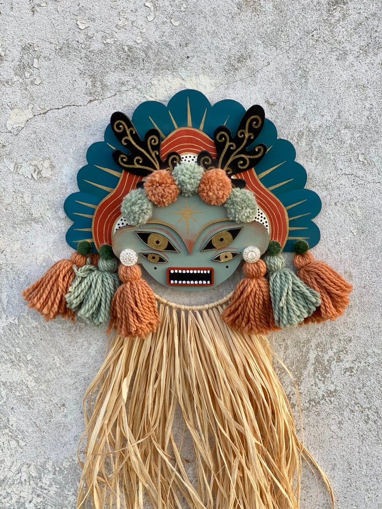 Image of Shaman mask . Wall decoration