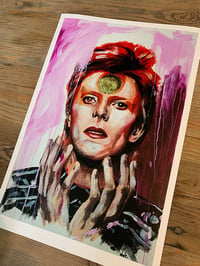 Image 3 of David Bowie - Starman (Premium Framed Prints)