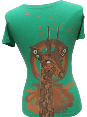 Image of Giraffe Women's Organic Cotton T-Shirt