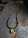 Golden Disc Necklace