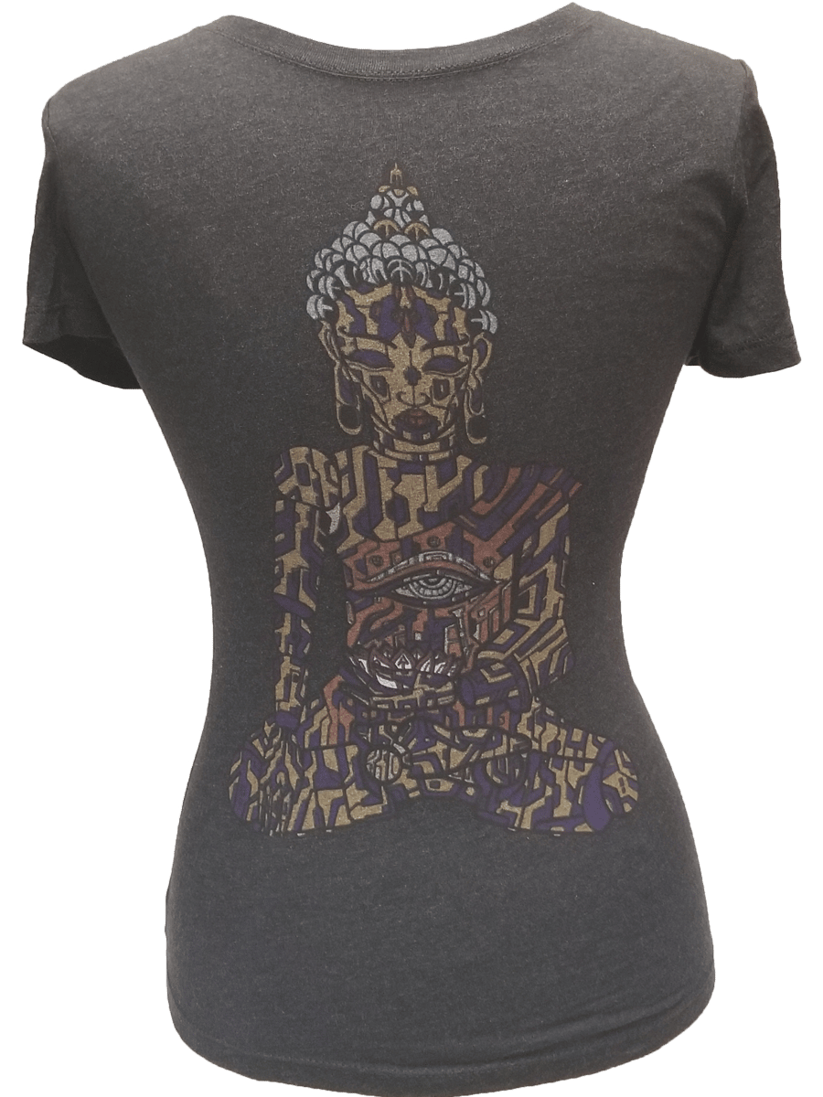 Image of Buddah Lotus Organic Cotton Women's T-shirt