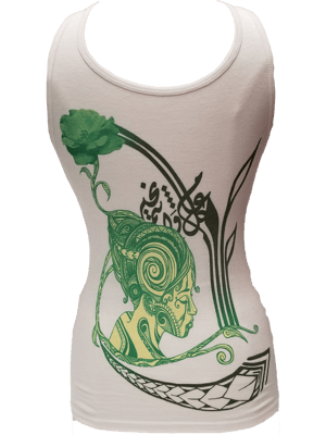 Image of Flower Goddess Organic Cotton Women's T-Shirt and Tank-Top