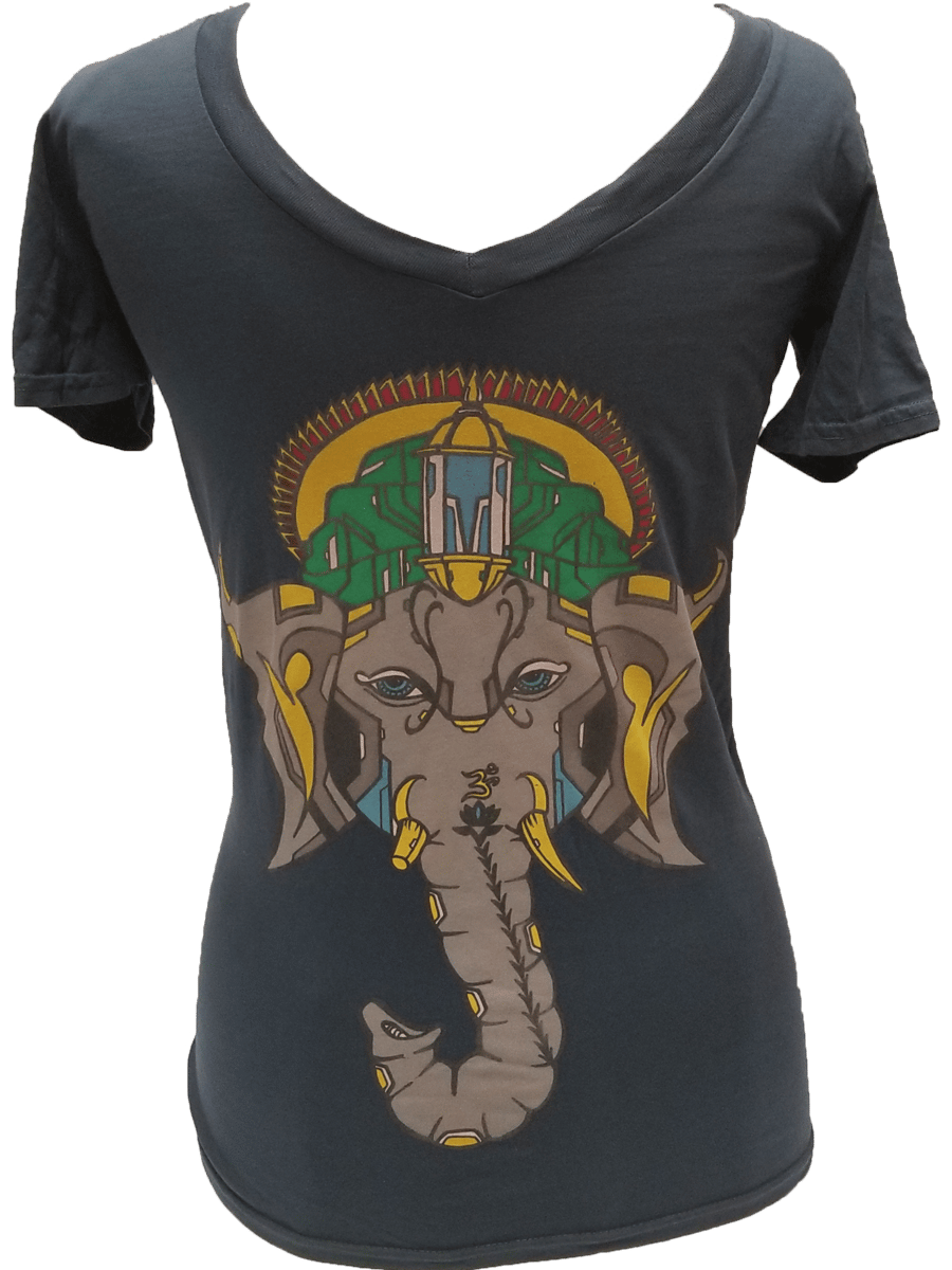 Image of Ganesha Organic Cotton Women's T-Shirt and Tank-Top