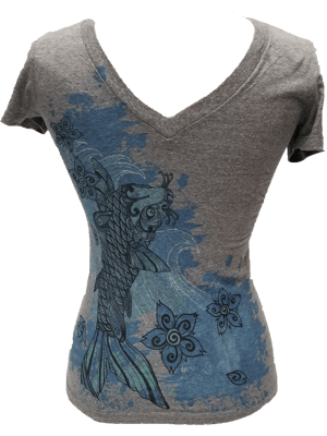 Image of Koi Fish Organic Cotton Women's T-shirt