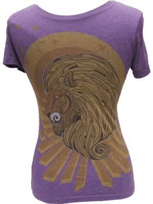 Image of Lion Organic Cotton Women's T-Shirt and Tank-Top