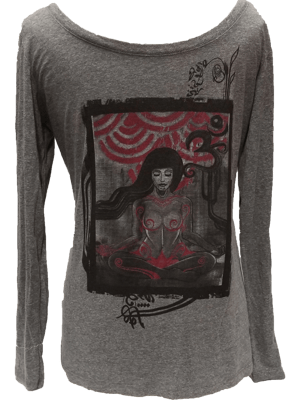 Image of Meditation Lotus Organic Cotton Women's T-Shirt and Tank-Top