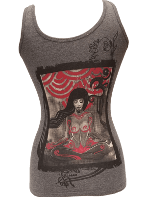 Image of Meditation Lotus Organic Cotton Women's T-Shirt and Tank-Top