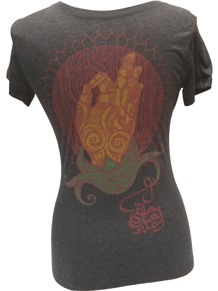 Image of Mudra Lotus Organic Cotton Women's T-Shirt 
