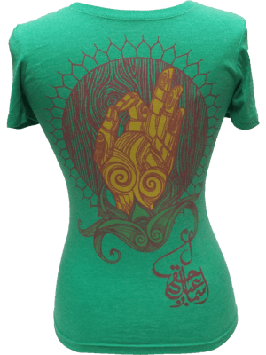 Image of Mudra Lotus Organic Cotton Women's T-Shirt 