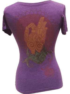 Image of Mudra Lotus Organic Cotton Women's T-Shirt 