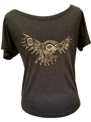 Image of Owl Organic Cotton Women's T-Shirt and Tank-Top