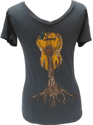 Image of Roots Guitar Organic Cotton Women's T-Shirt and Tank-Top