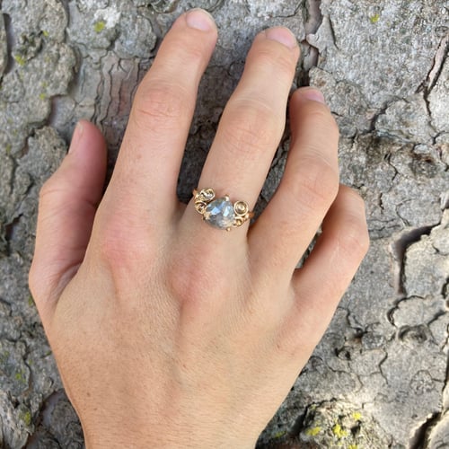 Image of Grey Diamond Cluster Ring
