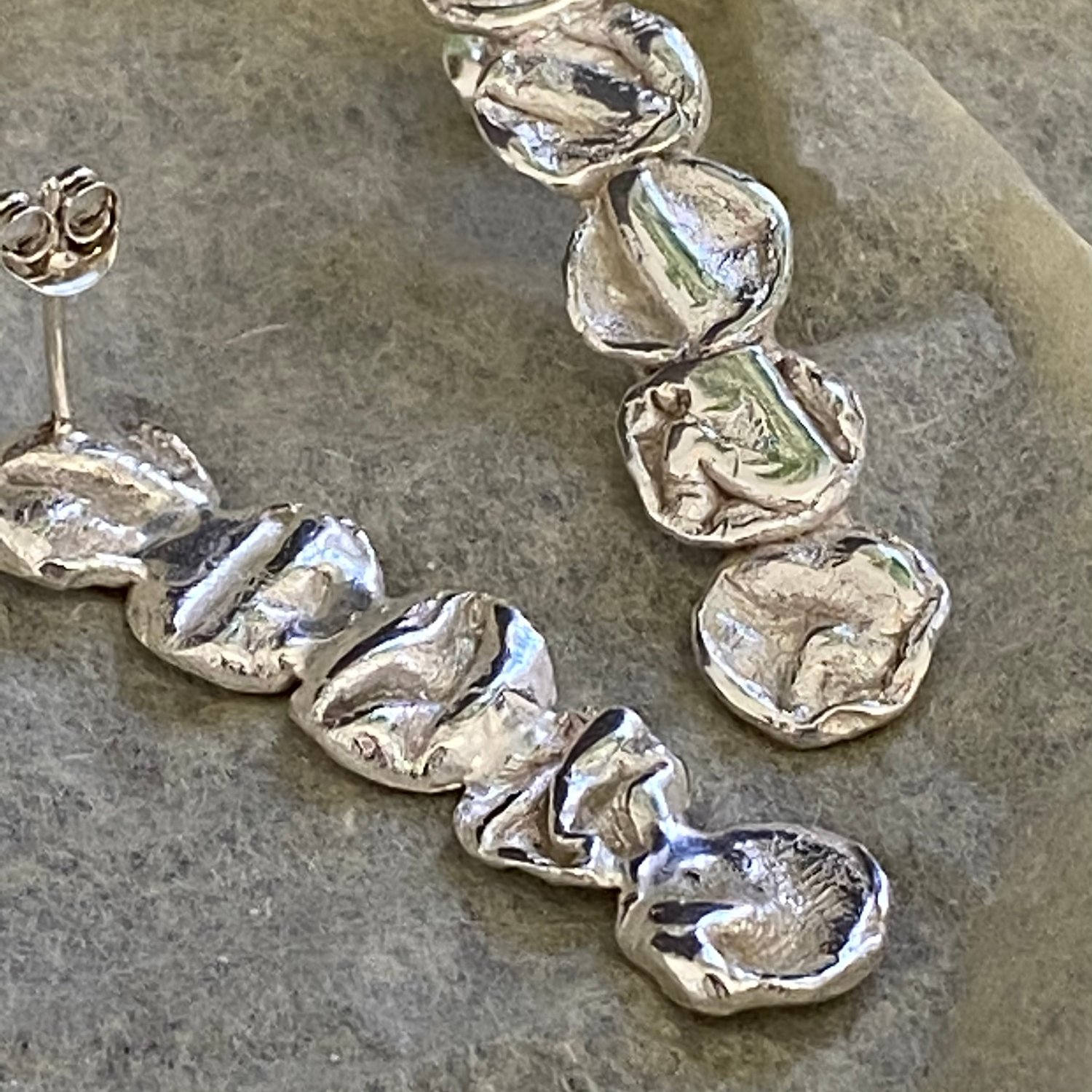 Image of Long Droplet Uisce Earrings