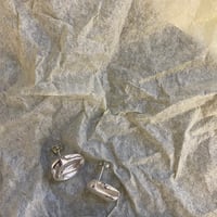 Image 1 of Silver Stud Earrings - Midi Uisce Stud