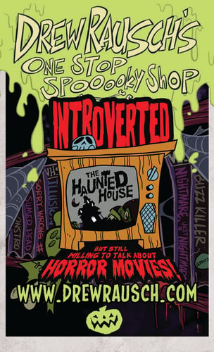 Image of Introverted But Still Willing to Talk About Horror Movies Enamel Pin