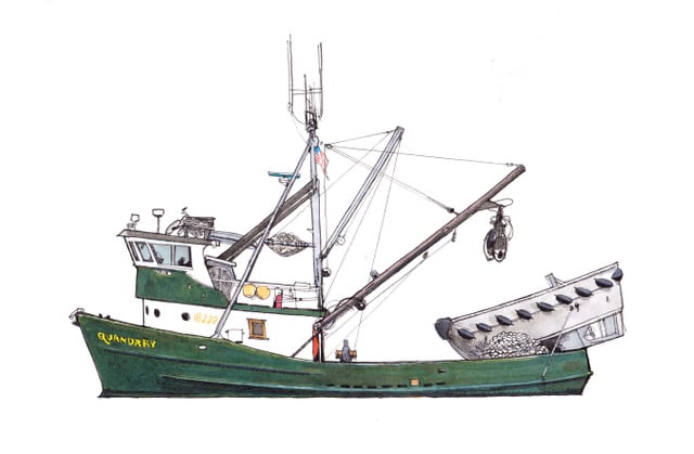 F/V Quandary  9" X 12"
