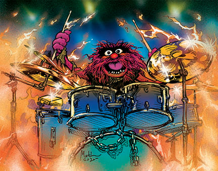 Image of Rock muppet