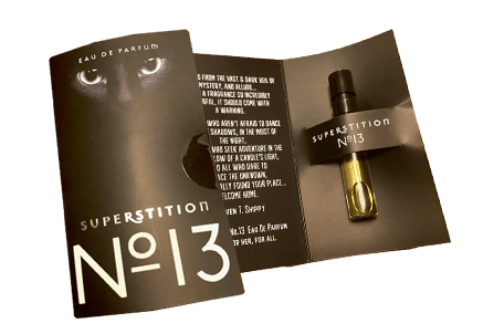 Superstition No 13 Unisex Eau De Parfum Sample Size Haunted Saginaw