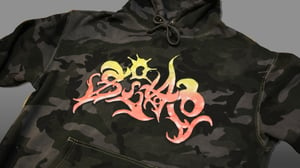 Image of Black Squeezer Camo Hoodie