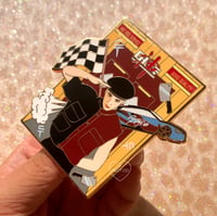 Image 2 of SKZ gods menu Hyunjin Enamel Pin