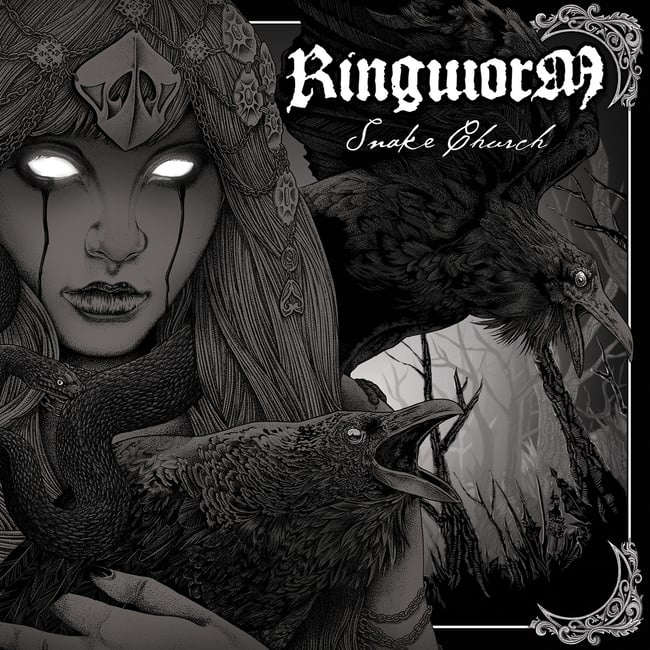 RINGWORM - Snake Church  (Milky clear vinyl) or (Plain Black)