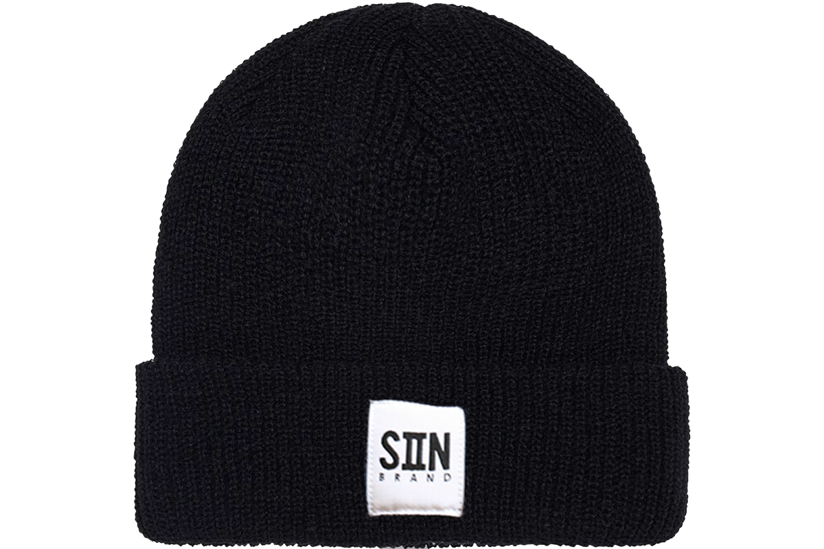 SIIN Patch Knit Beanie | Second To None Brand.