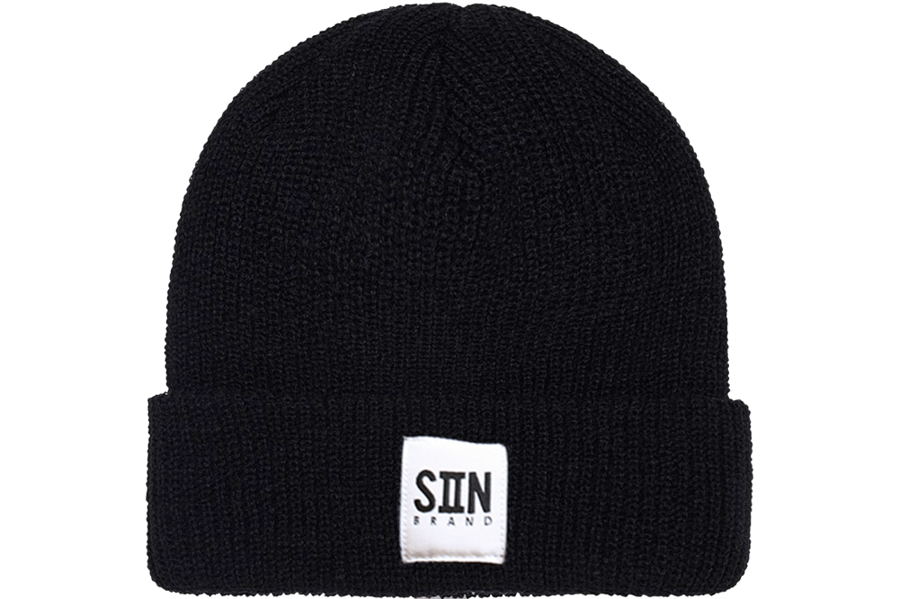 Image of SIIN Patch Knit Beanie 