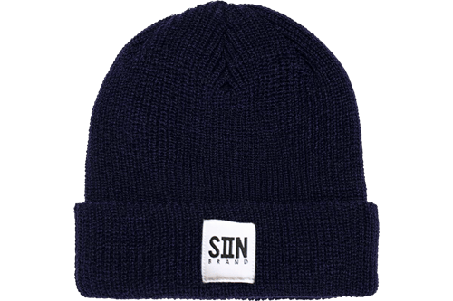 Image of SIIN Patch Knit Beanie 