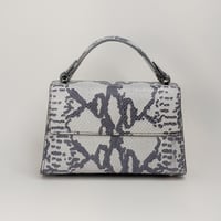 Image 2 of  BERRY MINI - Grey Python Embossed