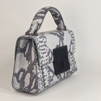 Image 3 of  BERRY MINI - Grey Python Embossed