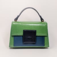 Image 1 of BERRY MINI - GREEN LIZARD EMBOSSED