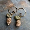 Sprouted Earthen Ceramic Earrings