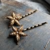 Vintage Starfish Bobby Pins