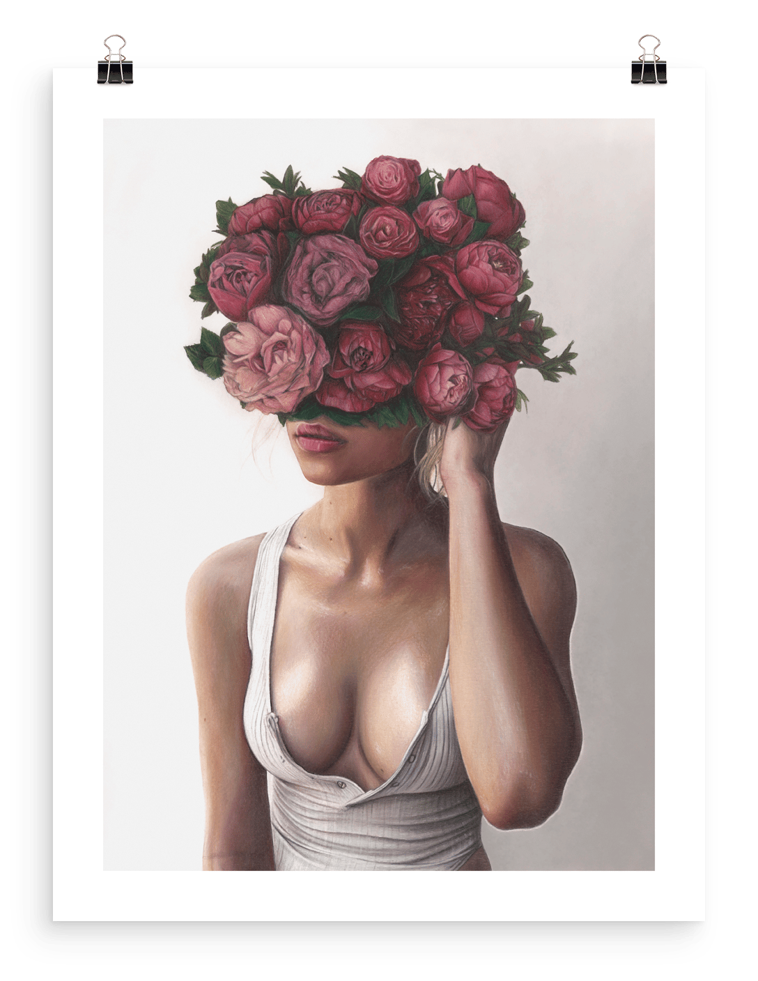 Image of 'Peony Woman' | 13x17"