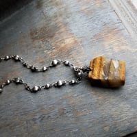 Image 1 of Matte Tigers Eye Necklace