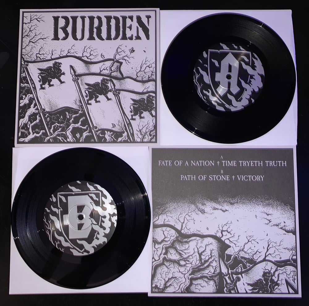 Burden - Fate Of A Nation - 7” EP