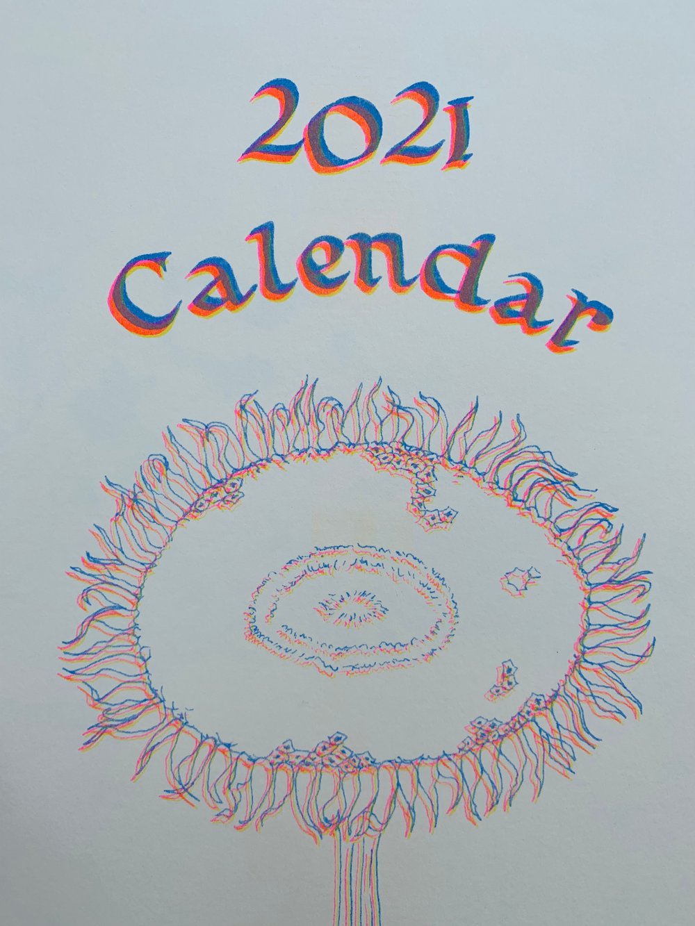 2021 Calendar Charlotte Beavers