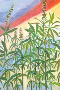 Image 2 of Twilight Hemp Tea Towel