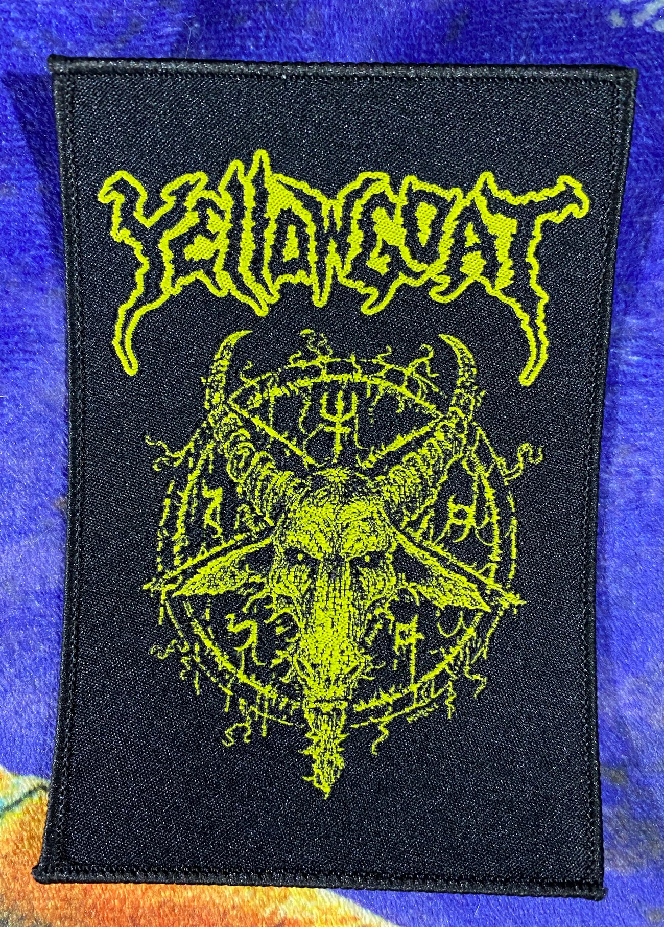 JOEL GRIND - YELLOEGOAT WOVEN PATCH | Mythological Mayhem