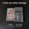 Extra Long Booster Pack Display Case - for Long Foil Pokémon booster packs