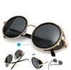 Hot Round Vintage Metal Sunnies For Men And Women