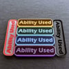 Ability Used Markers