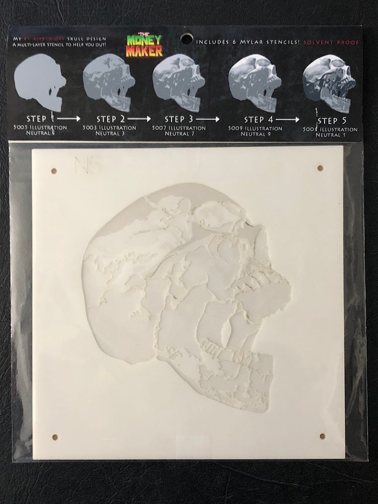 Image of AIR OIL AND LEAD "MONEY MAKER" STENCIL