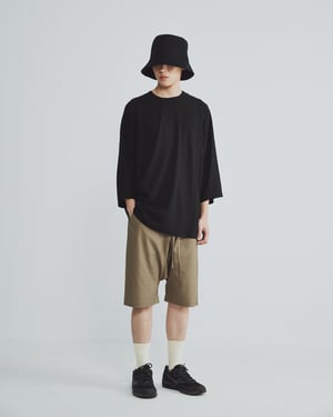 Image of TRAN - 鬆緊綁帶短褲 (卡其)