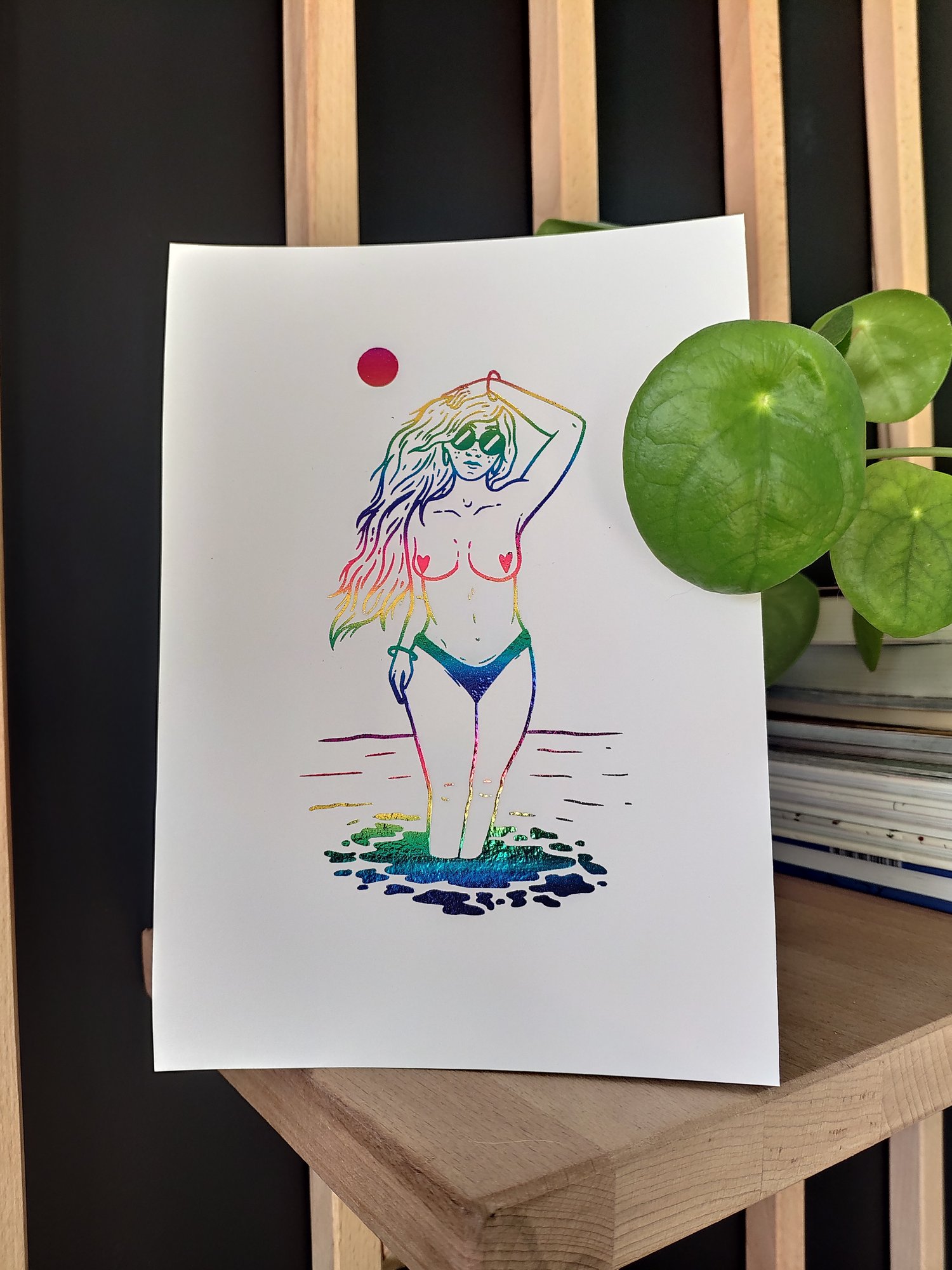 Image of 🌈 Rainbow Waterproof Girl💦